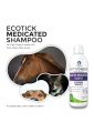 Ecotick,Tick and flea Shampoo for external parasites of cat and dog-100ml. 