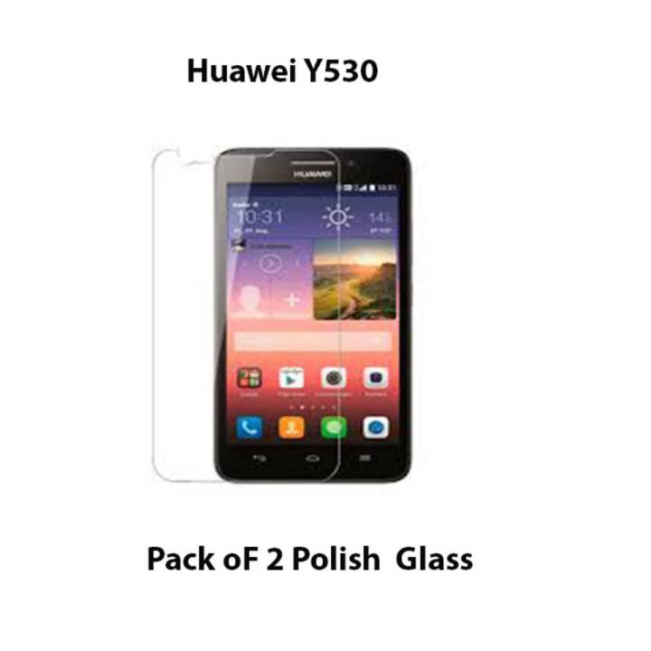 2Pcs Huawei Y530 Tempered Glass Screen Protector Polish Glass For Huawei Y530