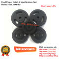Pair of 1KG 2KG 3KG 4KG 5KG 10kg High Quality Sound Proof Double Grip Rubber Coated Weight Plates Iron Bar Rubber coated Dumbbell Fitness Home Gym. 