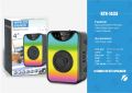 KTX 1433 RGB PORTABLE WIRELESS BLUETOOTH RECHARGABLE SPEAKER FM RADIO USB & SD CARD. 