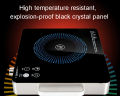 Touch Operated Smart Electrical Magnetic Waterproof Cooker Hob Oven Hot Pot Stove With Timer Ceramic Heating Furnace Cooktop Plate No Gas 2200 watt. 