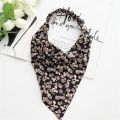 Silk Bandana Top Tube Scarf Bandana for Women Elegant Vintage Headband Neck Hair Tie Head Scarf. 