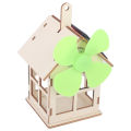 Solar Power Toy Kid-safe Teamwork Ability Wood Educational Projects Solar Kit for Family. 