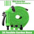 100 Feet Expanding Magic Hose with Gun Water Garden Pipe Green Flexible Expandable Garden Water Hose. 