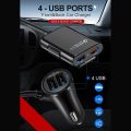 8A HMQ-C801 1.8m Cable  Max 4 Ports USB Car Charger. 