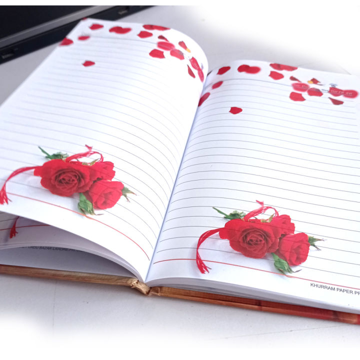 Diary%20Forever%20Flower%20Printed%20Note%20Book%20Gift%20For%20Girls%20Boys%20Size%20A5%20-%20Image%204