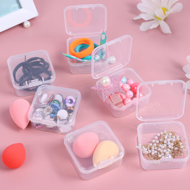 Packaging Transparent Jewelry Box Square Clear Plastic Boxes