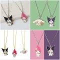 hello kitty kuromi melody cinnamoroll necklace pendant fashion jewelry for girls and womens. 