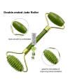 Jade Roller and Gua Sha Set-Facial Beauty Tools Massage Face Roller Skin Stone for Anti-face Aging Neck Wrinkles,Neck and Eye Treatment Roller for Face and Eyes. 