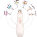 Baby Nail File Kit Trimmer Safe Electric Baby Nail Clipper with LED Light for Newborn Toddler & Kids Toes and Fingernails Care Polish & Trim. 