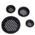 Round Ventilation Grille Cabinet Air Vent Hole Grille 35mm 30 Pieces Black for Bathroom Cabinet Wardrobe Shoe Cabinet. 