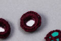 Qureshia buttons circle shape Design in Burgundy Color | QB10. 
