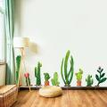 Cactus DIY Background Wall Sticker Living Room Bedroom Cupboard Glass Home Decor. 