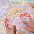 Panda Online 100 Sheets Abu Special Shaped Note Series Irregular Lattice Grid Memo Pad Checkered Sticky Notes Album Diary Journal Decorative DIY Scrapbooking. 