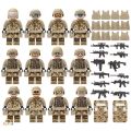 Military Minifigure Compatible Building Blocks Kids Soldier Lego minifigures Army Toys for Boys. 