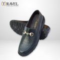 Travel Collection - Chunky Loafers Shoes - Best Quality Formal shoes for men - Black Color. 