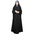 Muslim Irani Style Chadar - Abaya | Front button or Zip | full length Hijab. 