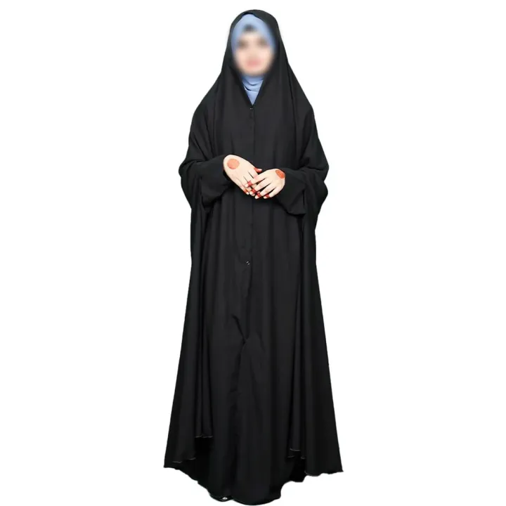 Muslim%20Irani%20Style%20Chadar%20-%20Abaya%20%7C%20Front%20button%20or%20Zip%20%7C%20full%20length%20Hijab%20-%20Image%203