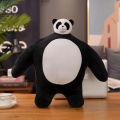 Cross-border plush toys, small heads, big bodies, bear dolls, animal series, baby elephants, pandas, lions, sloths, unicorn dolls. 