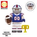 Kids toys Compatible with LEGO building blocks  Foreign Trade Goods WM6133 Assembled Toys   Philadelphia Eagles Football Series Minifigure Building Blocks Bag. 