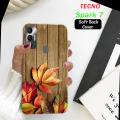 Tecno Spark 7 Pouch Cover - Print Soft Cover Case. 