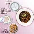 Yopokki Rice Cake Jjajang Black Beans Flavor 140g | Halal | Rice Cake | Tteokbokki | korean | Korean Fire | Topokki | Korean Rice cake | With Free Chopsticks. 