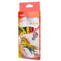 Deli - EC00300-Colored Pencil (12 colors/Box). 