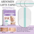 30pc Abdomen Lifts Tape Wrinkle Remover 20g Loose Skin Firms Care Tape Belly Lifter Body Sticker for Navel Treatment Health Care. 