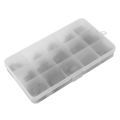 140Pcs Key Stock Assortment 10mm x12mmx 16mm x20mm x25mm x30mm Key Stock Keystock Round Ended Feather Key Parallel Drive Shaft Keys Set. 