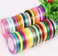 Pack Of 24 - 0.6mm - Quarter inch ribbons - Multi Color. 