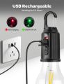 LED Camping Light Type-C USB Rechargeable Waterproof 400mAh 100LM. 
