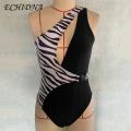 ECHIDNA Female Bikini Highly Elastic Hollow Out Female Bikini. 