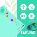 Silicone Craft Mat with Cup for Painting, Art, Handmade, Crafts, Sewing and Scrapbooking. 