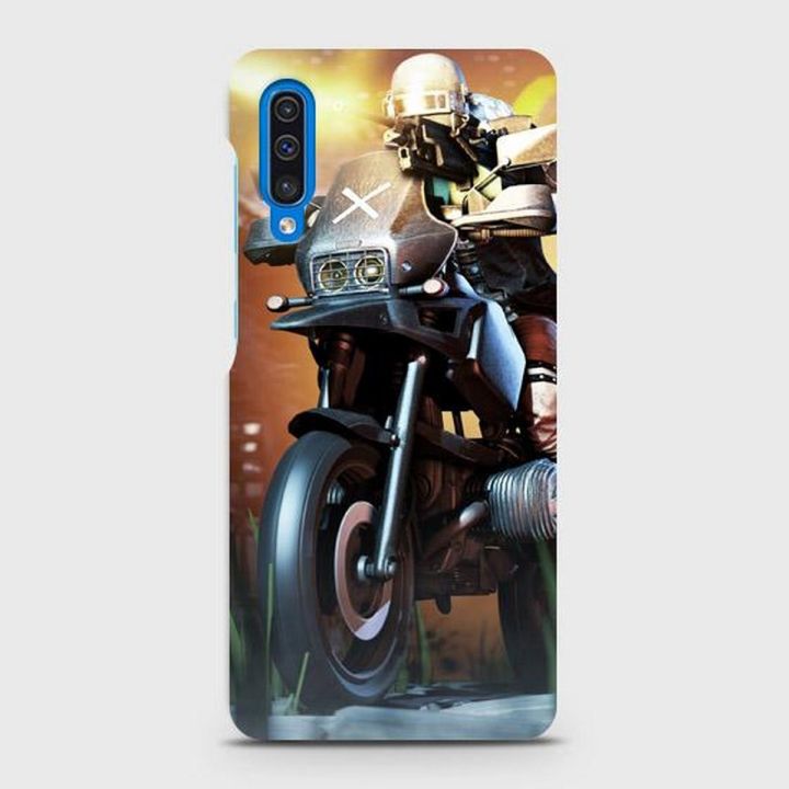 Samsung Galaxy A50 Cover Fortnite Bike Hard Cover- Design 35 Case