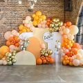10 pcs 9 inch Mango Balloons without shinny Latex Balloon for Valentine Birthday Parties Baby Shower Wedding Backdrop Decor Minion, Bee Theme and Summer Party. 