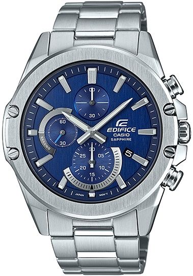 Casio%20Edifice%20Mens%20Slim%20Series%20Steel%20Chronograph%20Blue%20Date%20Dial%20Silver%20Steel%20Band%20Watch-EFR-S567D-2AVUDF%20-%20Image%203
