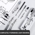 Sunfloweio M G Multi Compasses High Precision Professional Metal Compass Drawing Set With Pencil-Lead School Compass Drawing Set. 