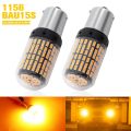 2X 1156 BAU15S LED 3014 144 SMD 7506 1003 1073 Canbus Super Bright Car Brake Reverse Tail Light Bulb High Power. 