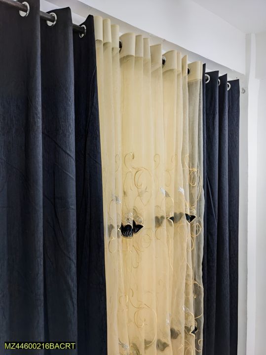 3 Pcs Set Of Curtains