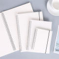 A5/A6 Spiral Book Coil Notebook Grid Line Blank Paper Journal Agenda Sketchbook Notepad Daily Weekly Planner Diary Stationery. 