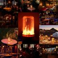 Lumiereholic LED Bulbs Flame Effect Light Bulb FÎrêFlickêring Decorative Bulbs Simulated Nature FîrêAtmosphere Lamp for Christmas/Home/Party/Garden/Bar/Halloween/Festival Decoration. 