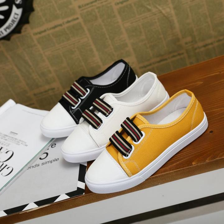 Women%20Orange%20Flat%20Bottom%20Canvas%20Sneaker%20Shoes%20-%20Image%207