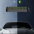 Car Phone Number Card Temporary Parking Card Plate Telephone Number 13x2.5cm. 