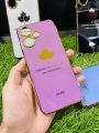 Infinix Hot 30 Play Back Cover Luxury 6D Plating Soft Case Camera Lens Protection Square Frame Silicone Glossy Shockproof Mobile Phone Cases- Infinix Hot 30 Play Girls & Boys Back Cover. 