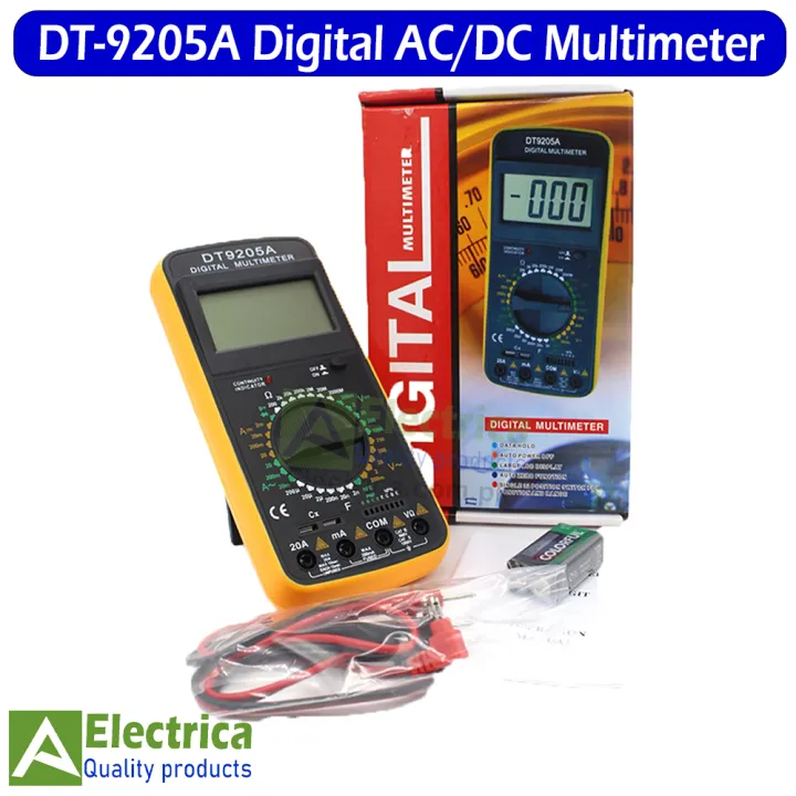 Digital%20DT/%20VC-9205A%20Multimeter%20LCD%20AC/DC%20Ammeter%20Resistance%20Tester%20Meter%20DT9205A%20/%20VC9205A%20by%20Electrica%20-%20Image%202