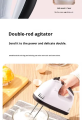 Super Hand Mixer for Kitchen | Electric Egg Beater and Cake Mixing Machine | Portable Handheld Mixer for Eggs, Cream, Cake Batter, Baking, Desserts and Whipping | Easy to Use Kitchen Appliance for Home Baking | Lightweight Hand Mixer for Cakes, Cookies, P. 