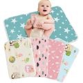 Pack of 6 Pcs Infant Baby Diaper Changing Mat Bed Protector Waterproof Urineproof Baby Godri Sojni Cotton With Foam Sheet with Plastic Back. 