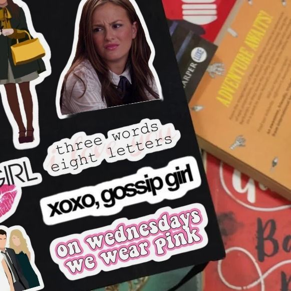 25pcs%20GOSSIP%20GIRL%20xoxo%20sticker%20pack%20of%202000s%20tv%20show%20for%20girls%20mean%20girls%20clueless%20cute%20aesthetic%20stickers%20pink%20-%20Image%207
