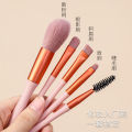 Mary Ann Barrel Packaging Makeup Brush Set Powder Blush Eye Shadow, Lip Brush Portable Receive Tube Beginners Makeup Tools. 