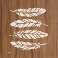 MOdren leaves Reusable Stencil For wall Painting Art DIY Home Decor, Album Crafts and Canvas ID 316. 